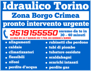 idraulico torino Zona Borgo Crimea