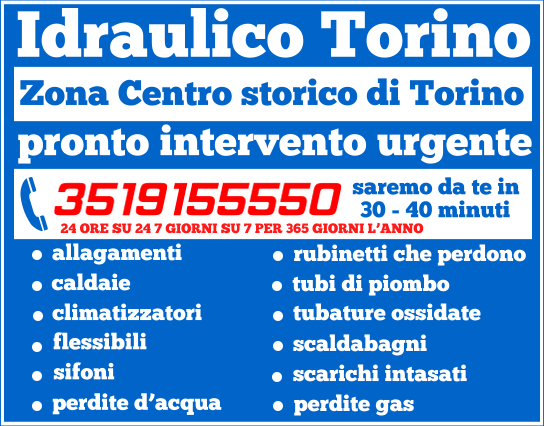 idraulico torino Zona Centro storico di Torino idraulico torino Zona Centro storico di Torino