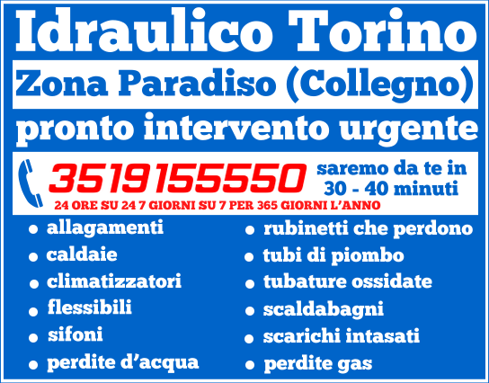 idraulico torino zona Paradiso (Collegno) idraulico torino zona Paradiso (Collegno)