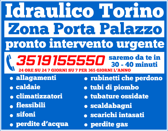 idraulico torino Zona Porta Palazzo