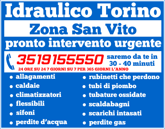 idraulico torino Zona San Vito idraulico torino Zona San Vito