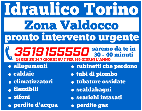 idraulico torino Zona Valdocco idraulico torino Zona Valdocco